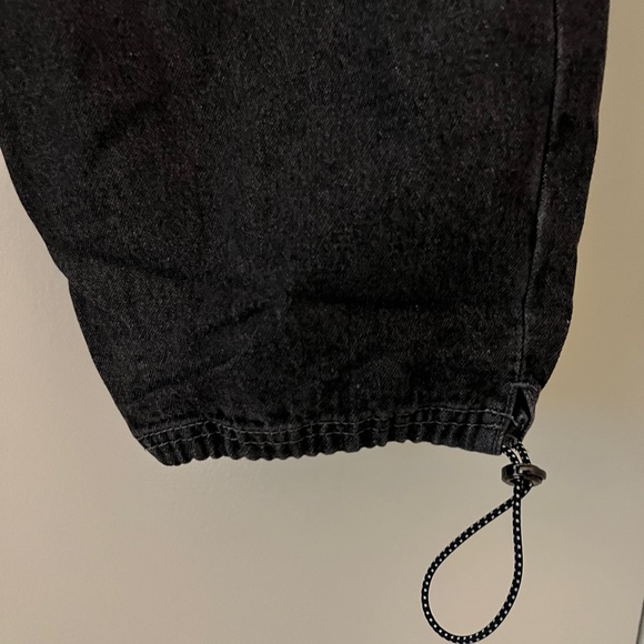 BRAND NEW MANIÉRE DE VOIR RING DETAIL BAGGY JEANS - WASHED BLACK - Picture 4 of 5